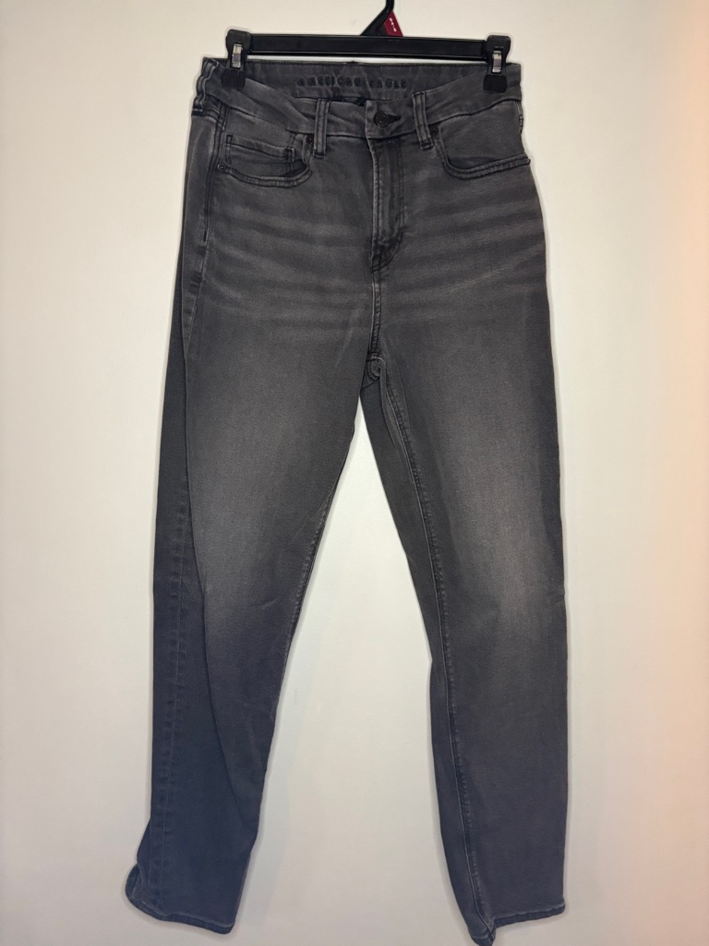 American Eagle Outfitters Gray High-Rise Skinny Jeans